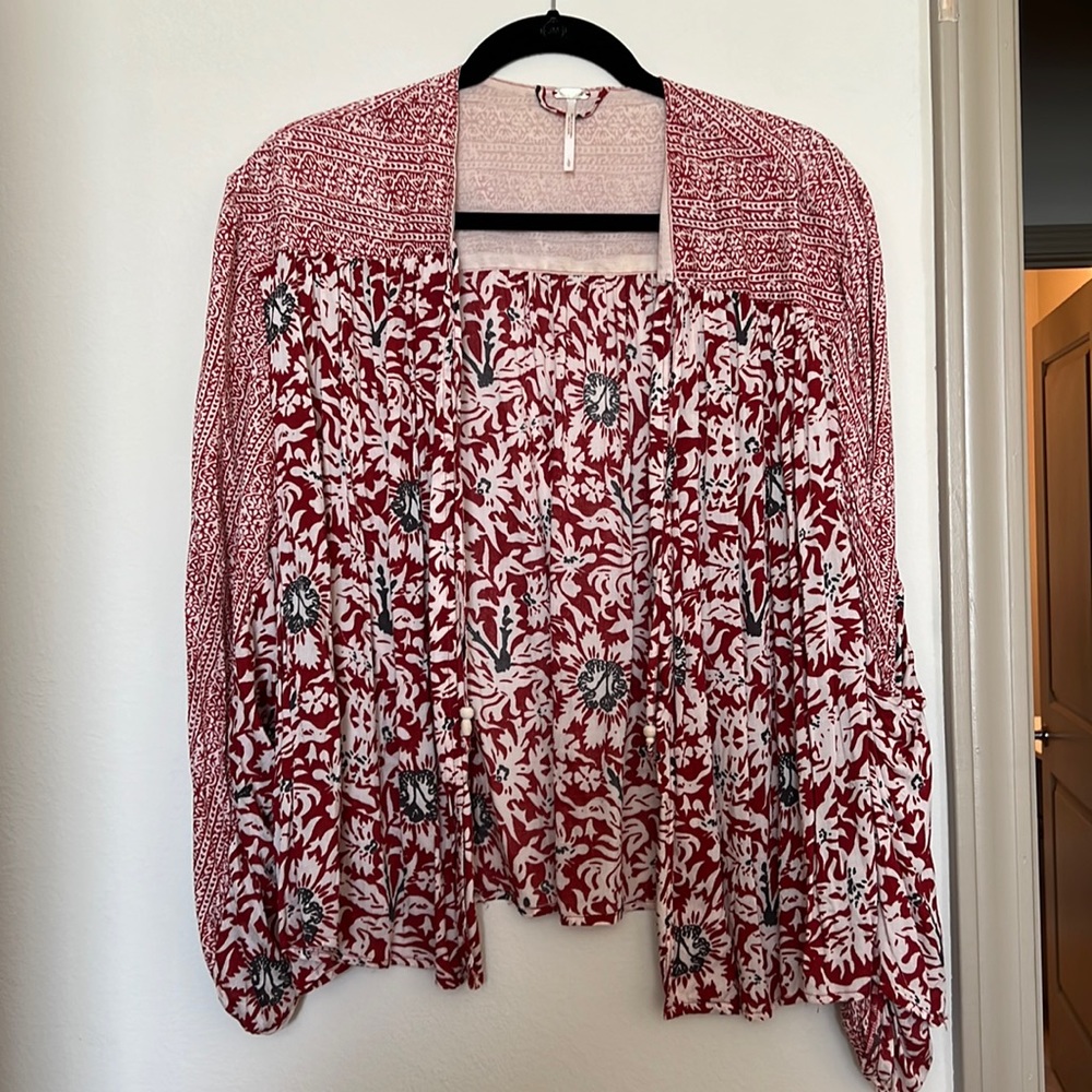 Free People Cropped Blouse
